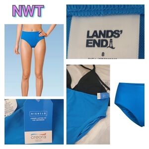 Lands' End Blue Swim Bottom